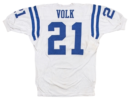 1970-1973 Rick Volk Game Used Baltimore Colts Road Jersey (MEARS A8.5)